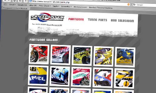 Racepaint UK website [2]